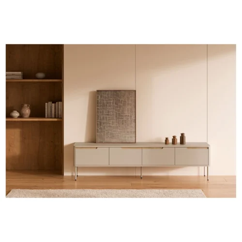 mueble tv 200cm beige bergen