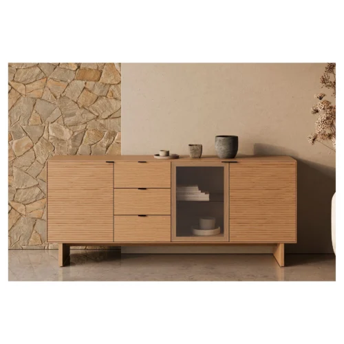 aparador de roble 200 cm