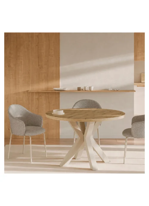 Silla MIRABELLA taupe (pata beige)