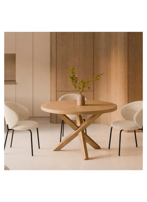 Silla LISBET beige (pata negra)