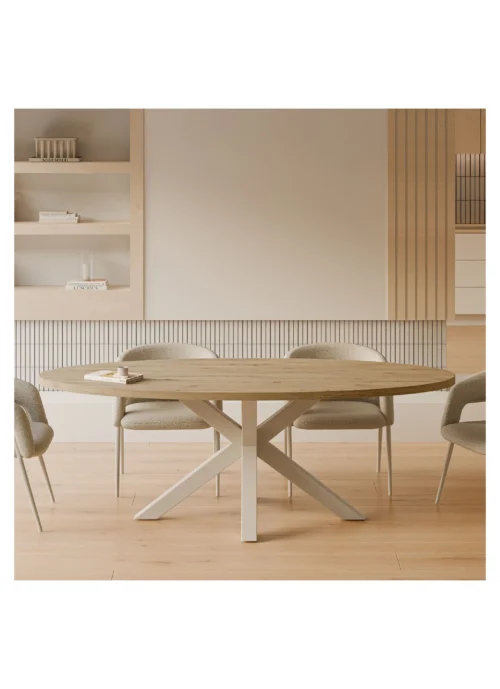 Silla ANNELI beige (pata beige)