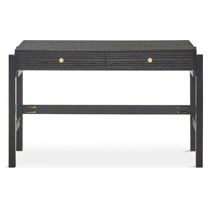 escritorio de madera negro