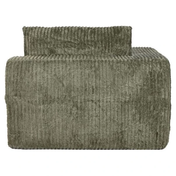 sofa pana verde