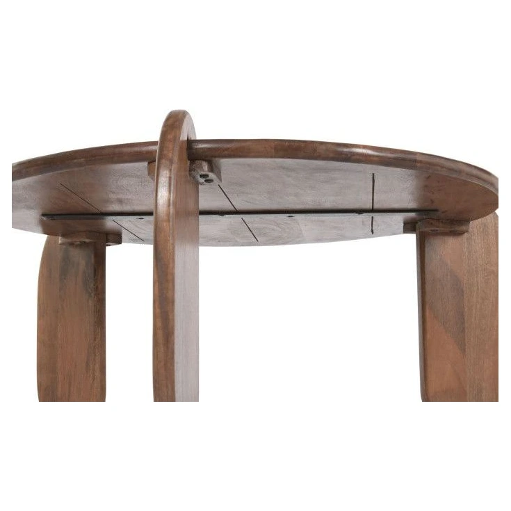 mesa centro madera mango marron