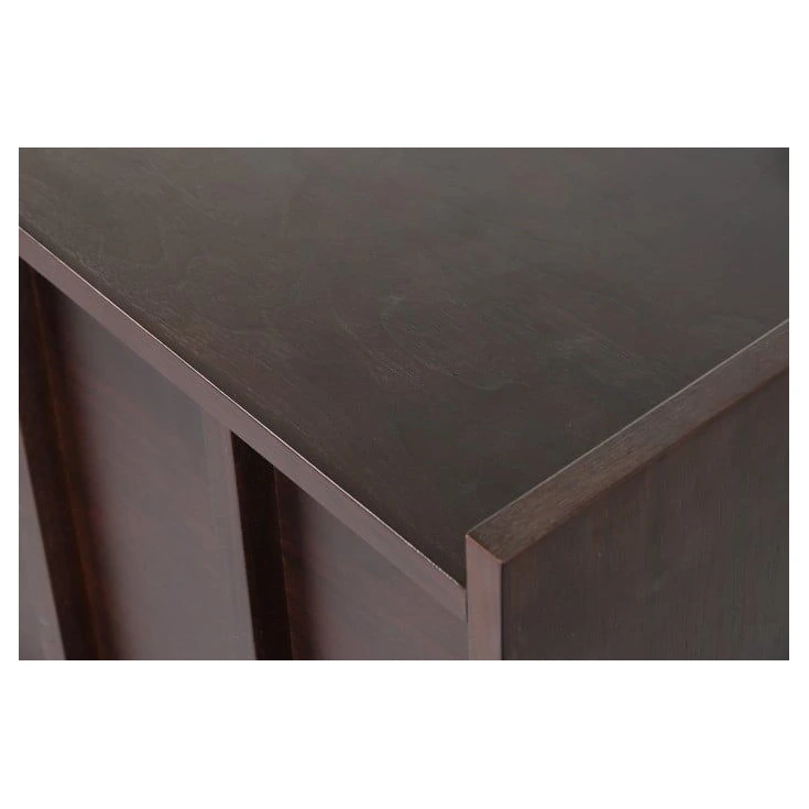 mueble tv mdf oscuro 200cm