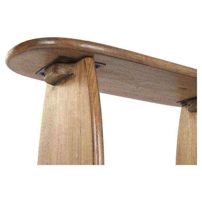 consola madera mango natural recibidor