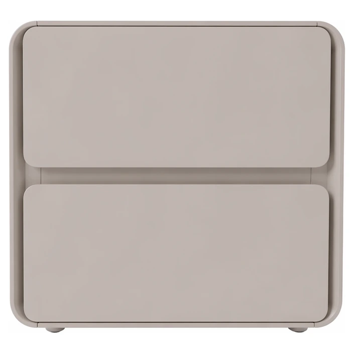 mesita de noche beige