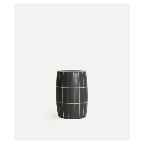 mesa auxiliar ceramica negra