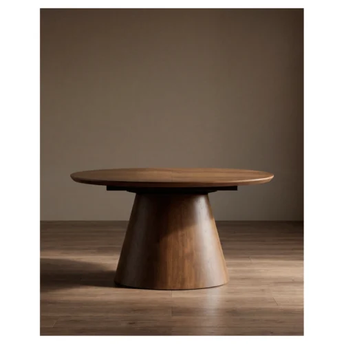 Mesa de comedor ovalada extensible
