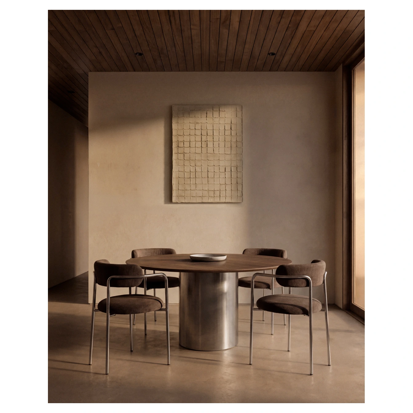 Cleo -Mesa de comedor redonda
