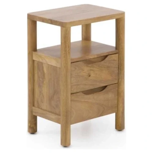 mesita de noche de madera