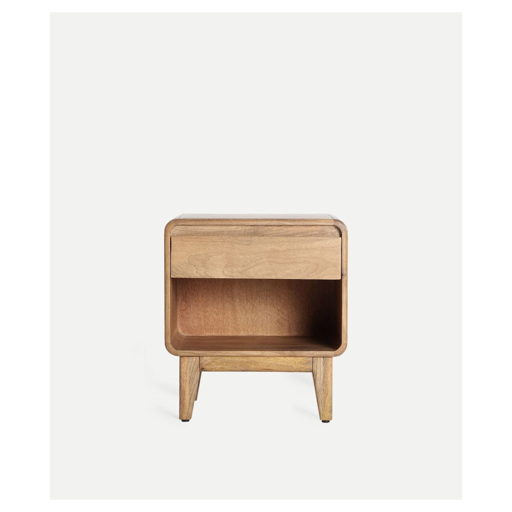 mesita de noche de madera