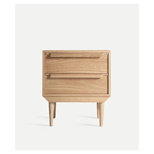 mesita de noche de madera