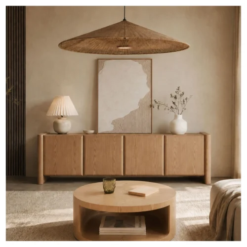 mueble tv chapa roble