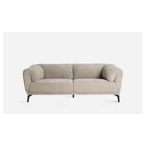 sofa tapizado beige dos plazas