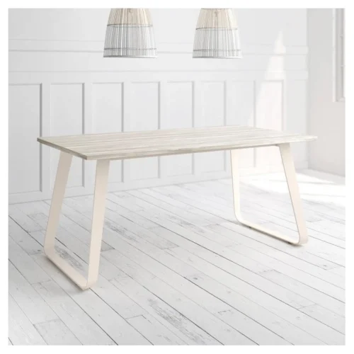 mesa comedor marfil 180 cm