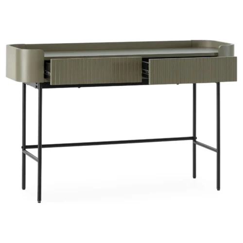 consola recibidor verde 120 cm