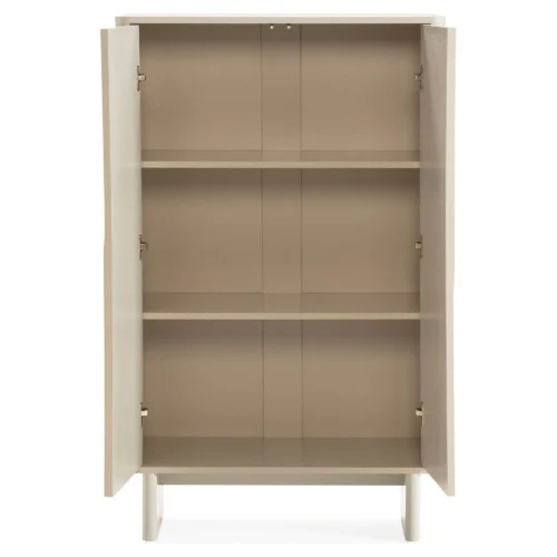 mueble auxiliar solei crema puertas