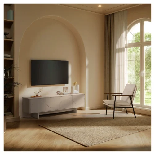 sillon beige patas metal