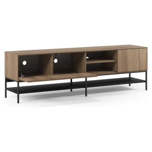 mueble tv amira roble negro