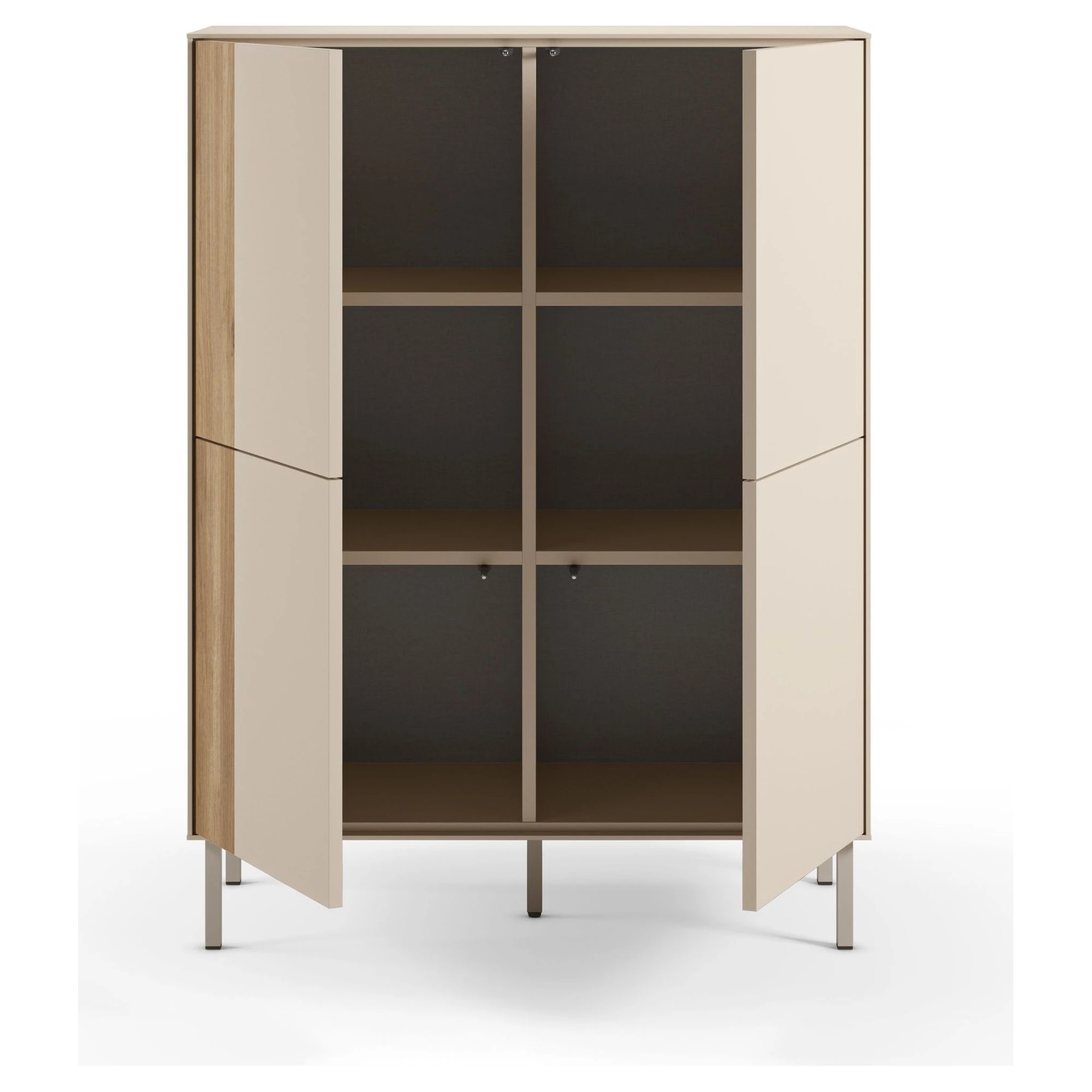mueble auxiliar alto crema marina