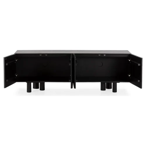 mueble tv negro tamira mango