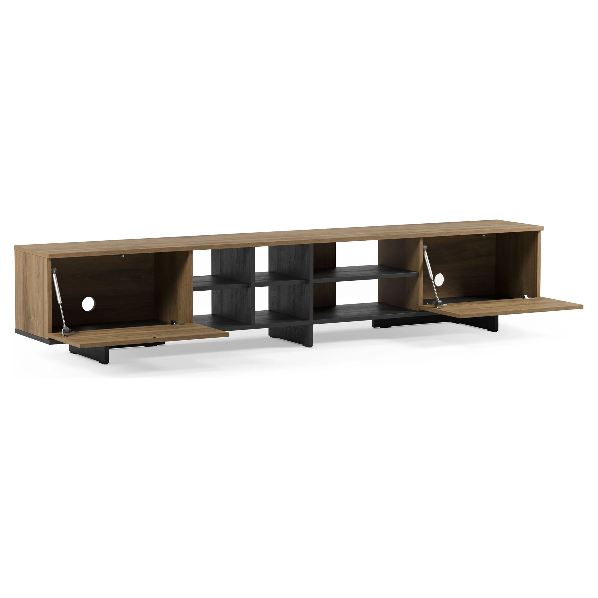 mueble tv cequoia roble negro