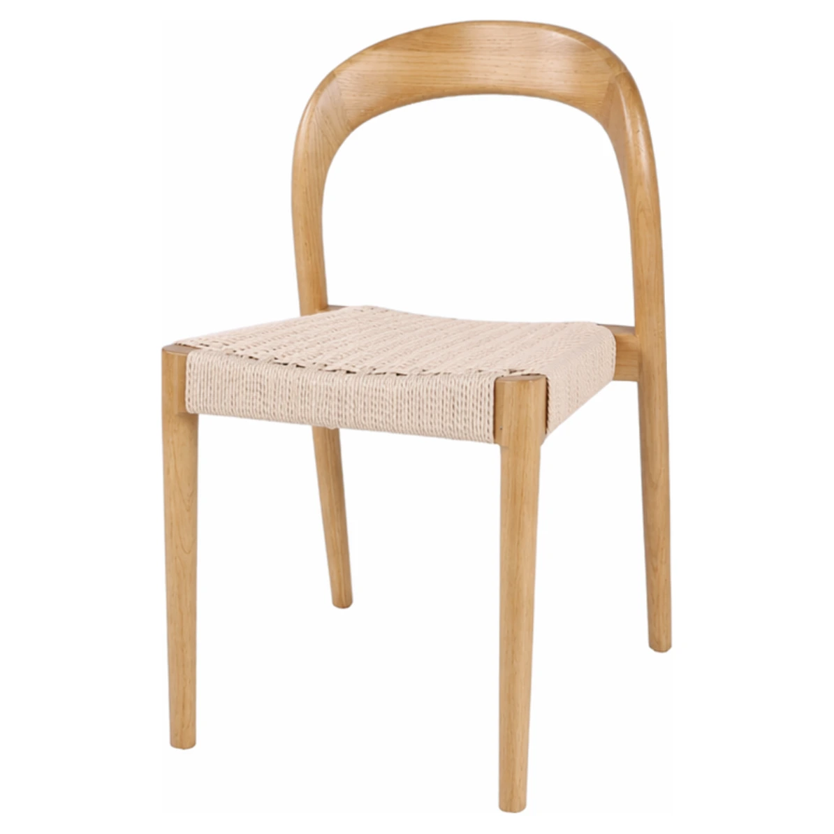 silla de madera natural