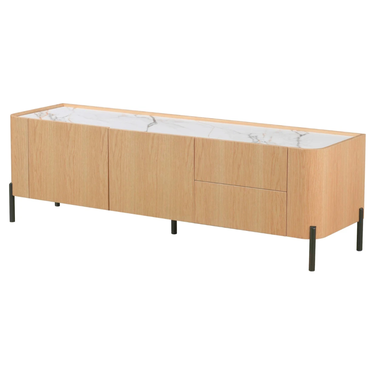 mueble tv roble natural
