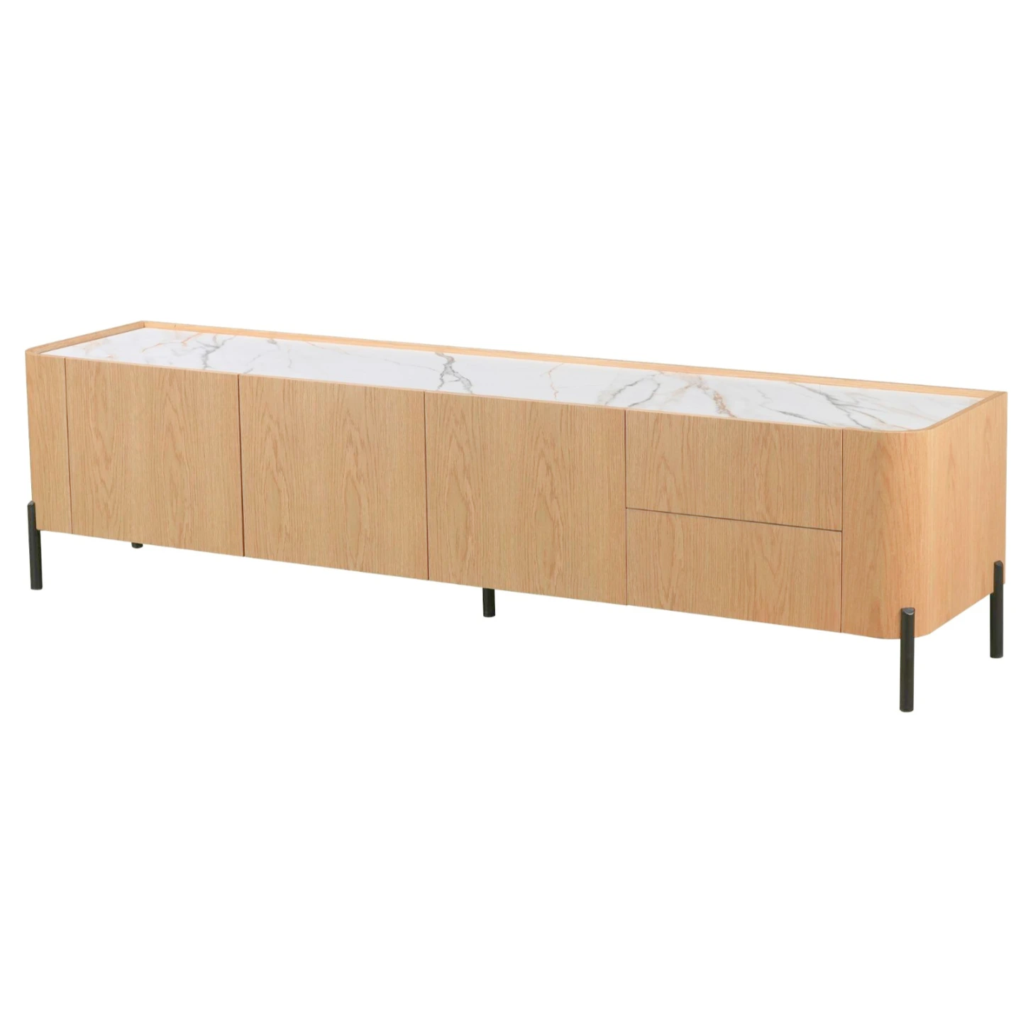 mueble tv roble natural