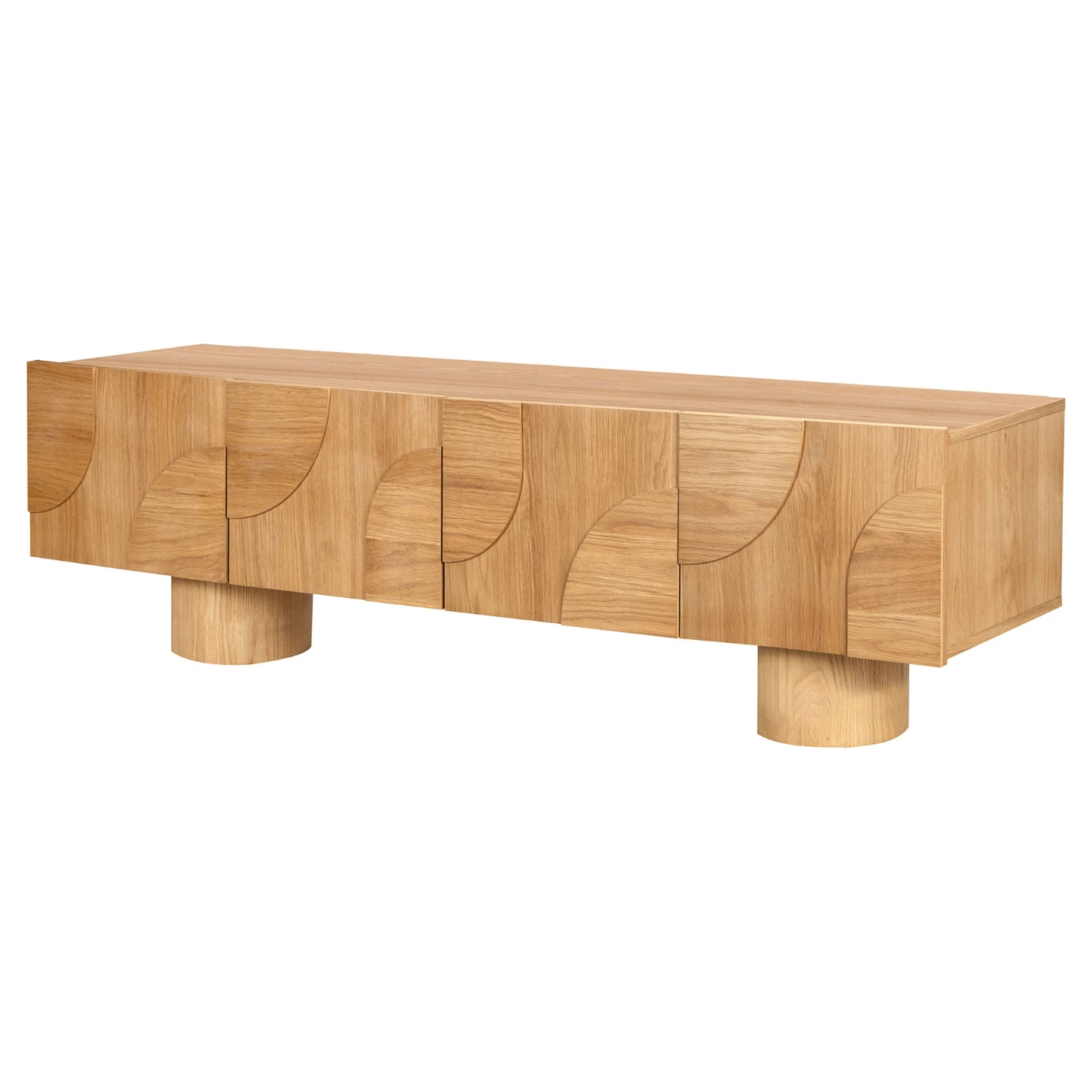 mueble tv chapa roble