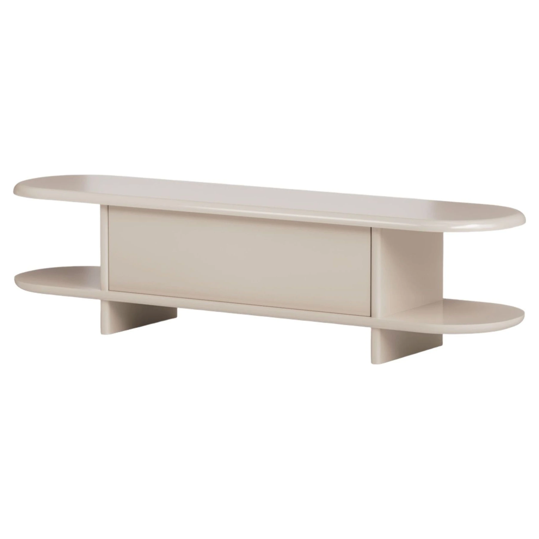 mueble tv bordes redondeados