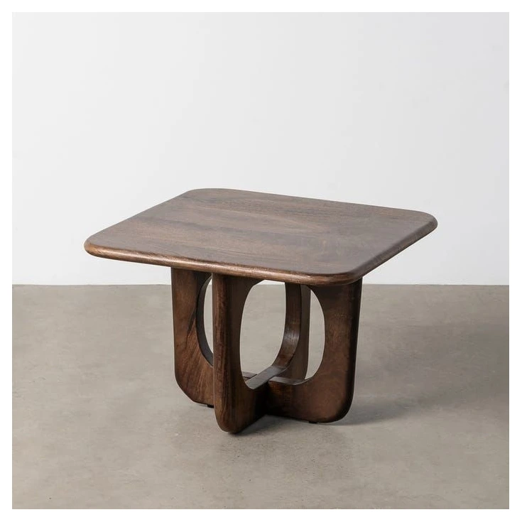 mesa centro cuadrada madera mango