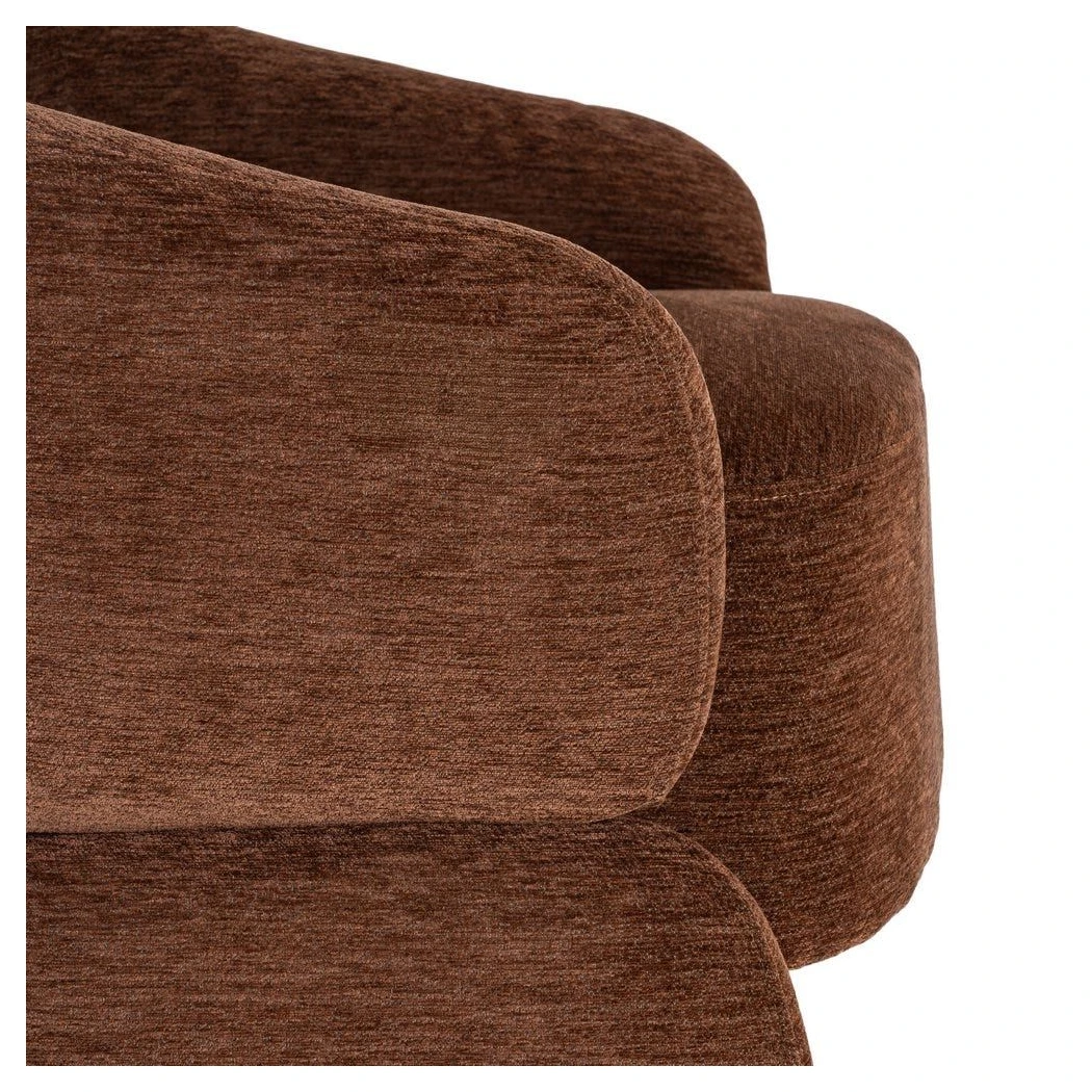 sillon tapizado chocolate borreguito