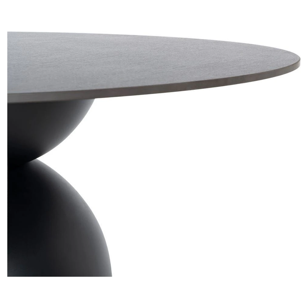 MESA COMEDOR NEGRO PIEDRA SINTERIZADA