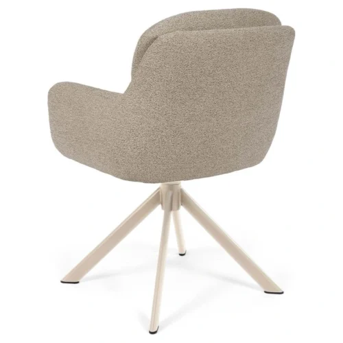 Silla SILVI taupe (pata beige)