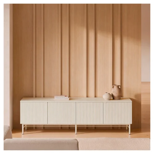 mueble tv perla acanalado oslo
