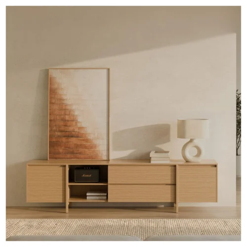 mueble tv roble pacific 240