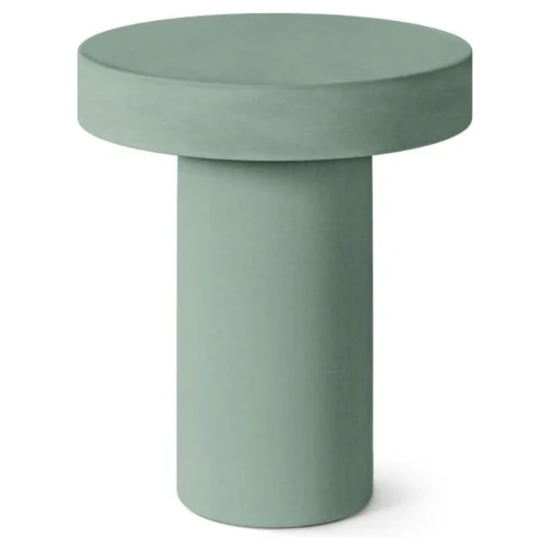 mesa auxiliar verde mirko cemento