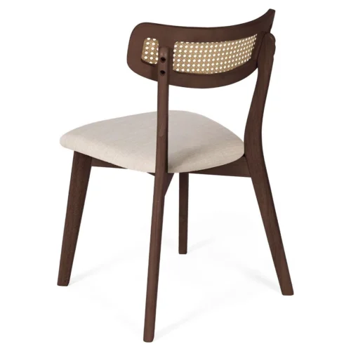 Silla SHIRLEY nogal beige
