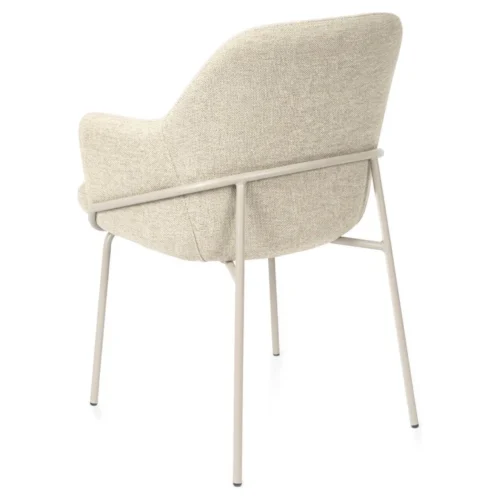 Silla ABIGAIL beige (pata beige)