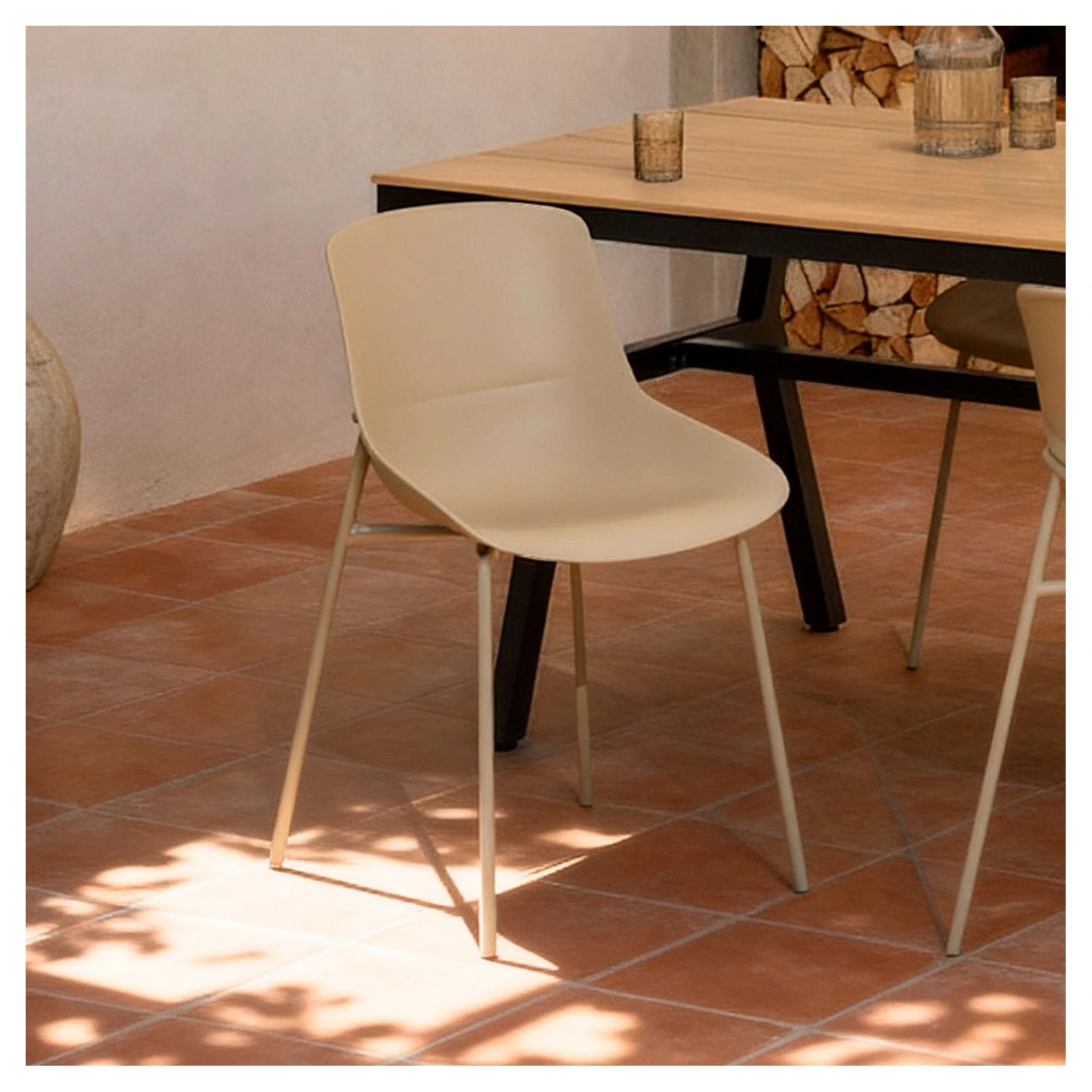Silla DILETTA beige