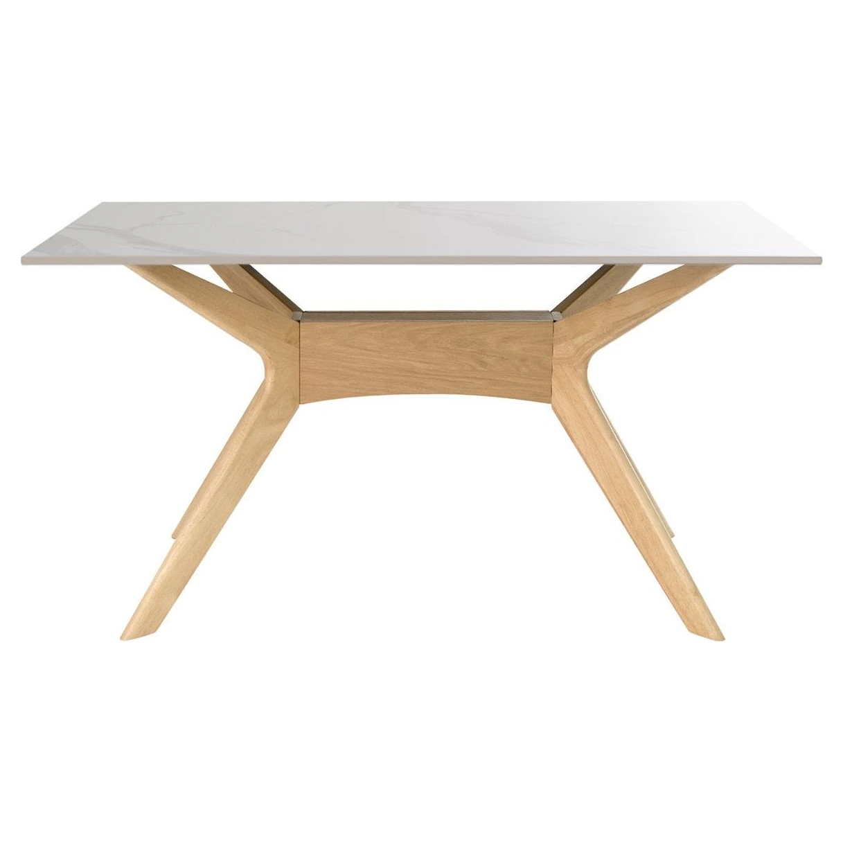 mesa comedor eloise blanco roble