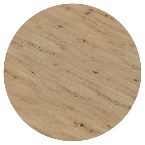 mesa redonda holly roble beige