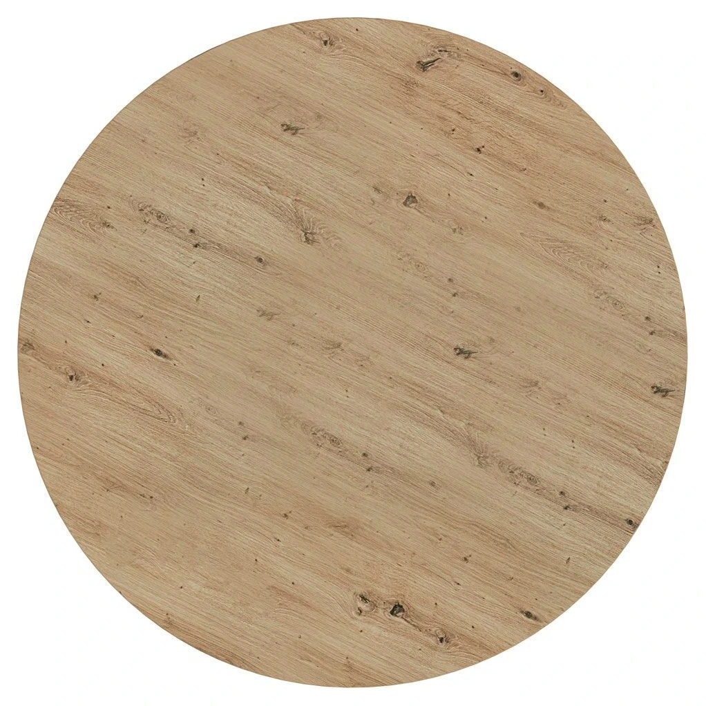 mesa redonda holly roble beige