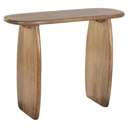 consola madera mango natural recibidor