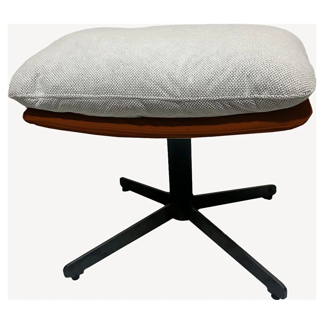 banqueta reposapies terracota beige