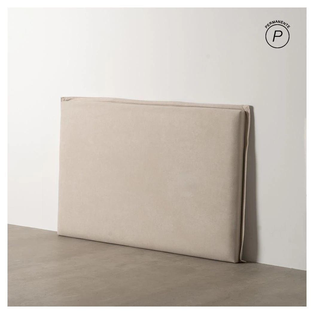 cabecero tapizado beige 160