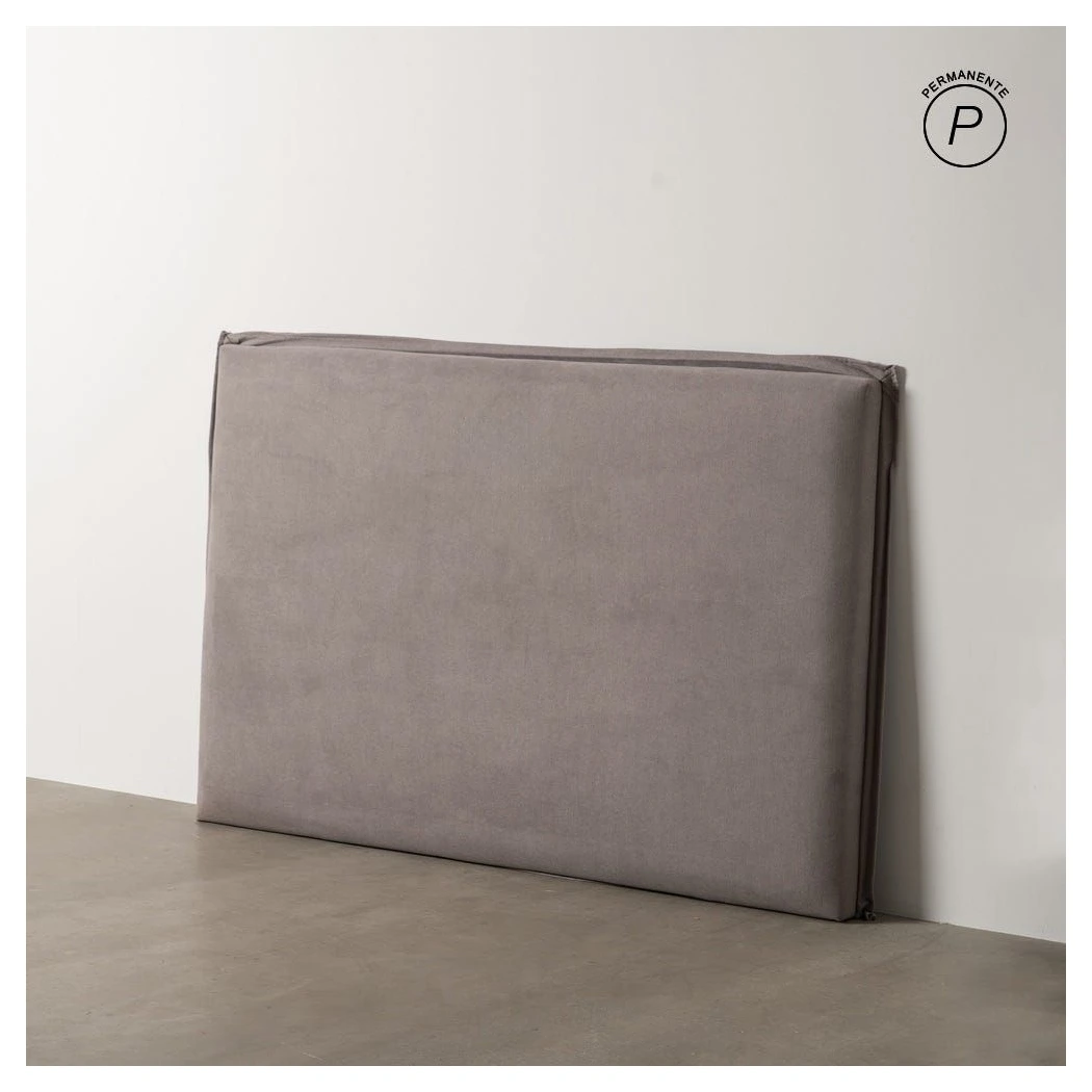 cabecero tapizado taupe 160