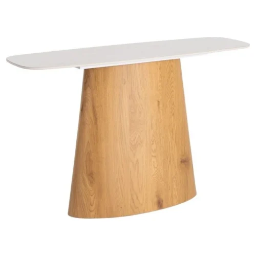 consola piedra sinterizada beige